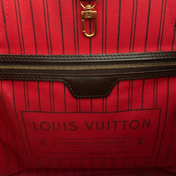 *SOLD*Louis Vuitton Neverfull MM Damier Ebene - Picture 4 of 5